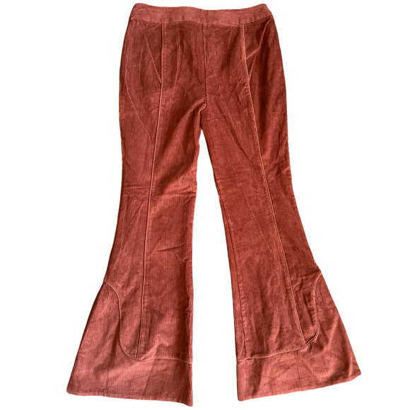 Farm Rio Corduroy Bell Bottom Pants NWT - Picture 3 of 4